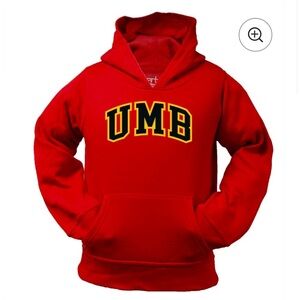 League Men’s unisex NWT UMB True Red‎ Hoodie